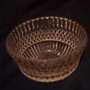 Beautiful crystal glass bowl